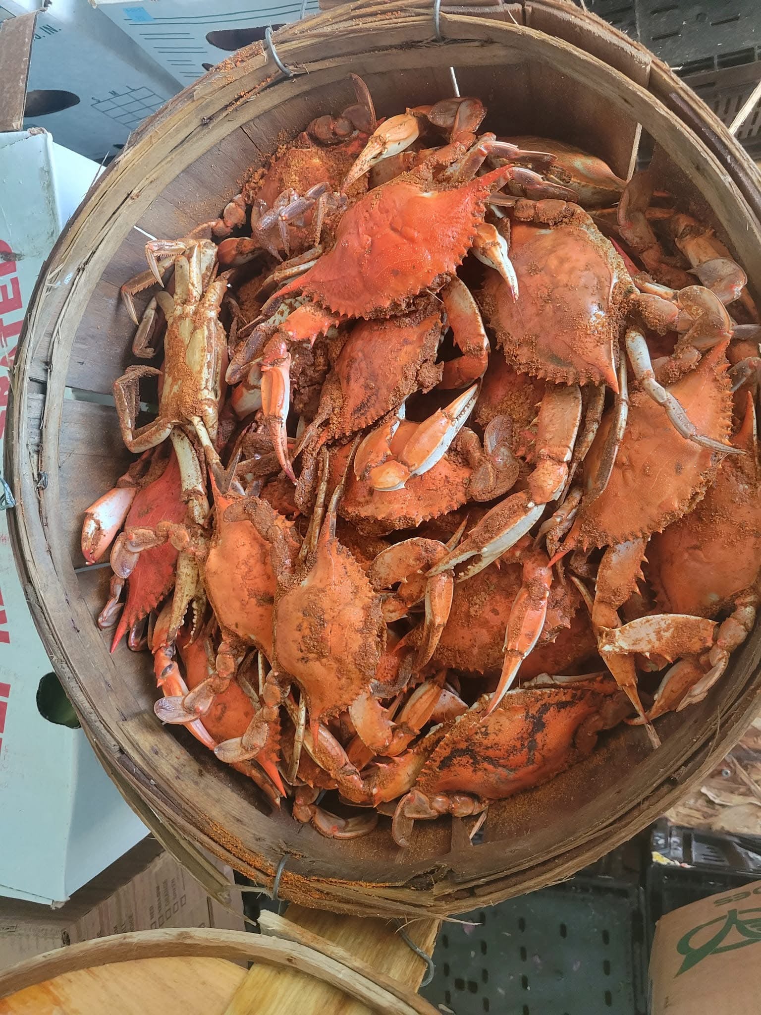 Chesapeake Bay Blue Crabs - By the 1/2 Bushel