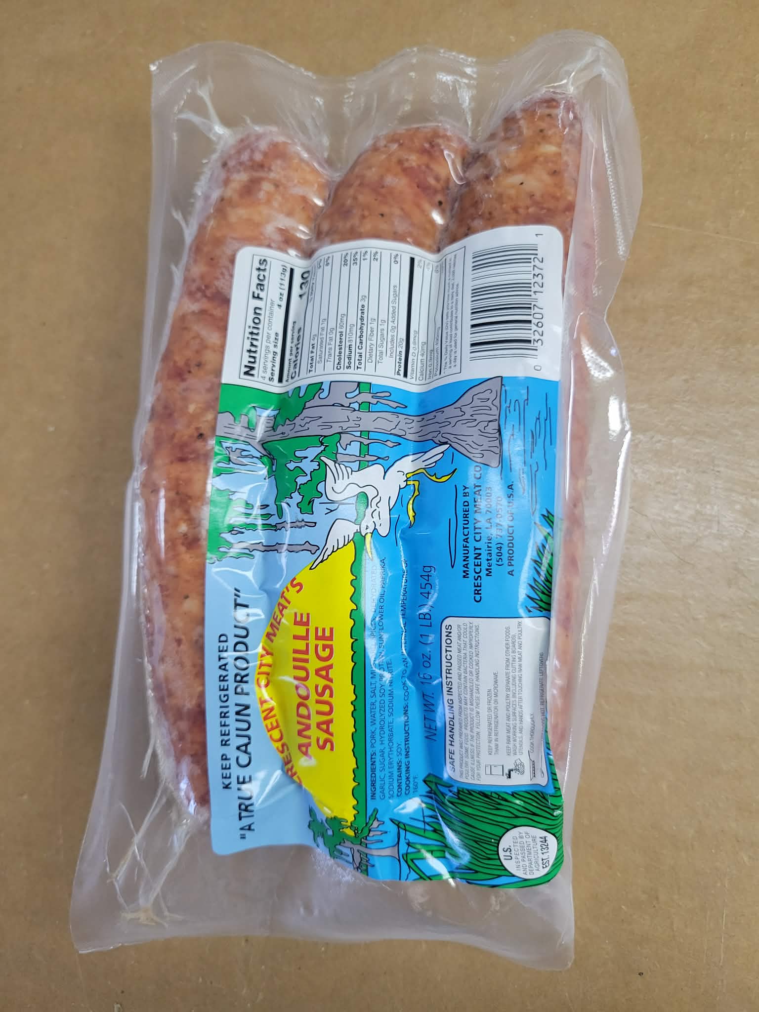 Andouille Pork Sausage